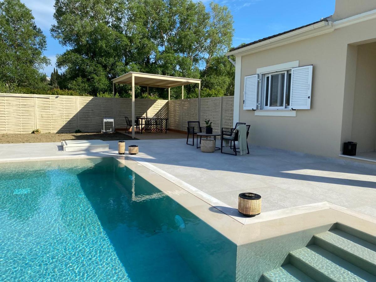 My Corfu Luxury With Private Pool Appartement Sidárion